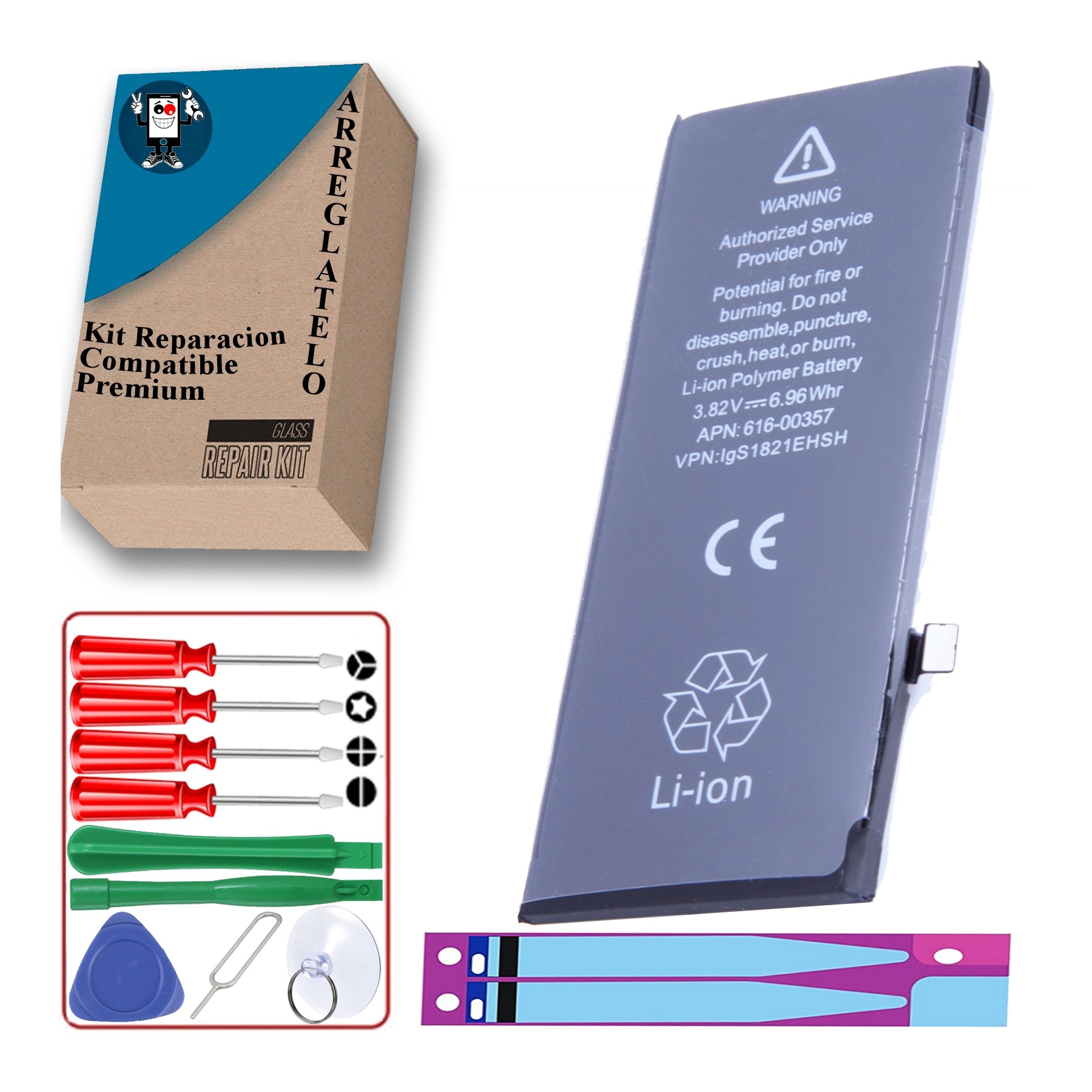 Batería Para iPhone 8, 3.82V 1950Mah, Capacidad Original, OEM