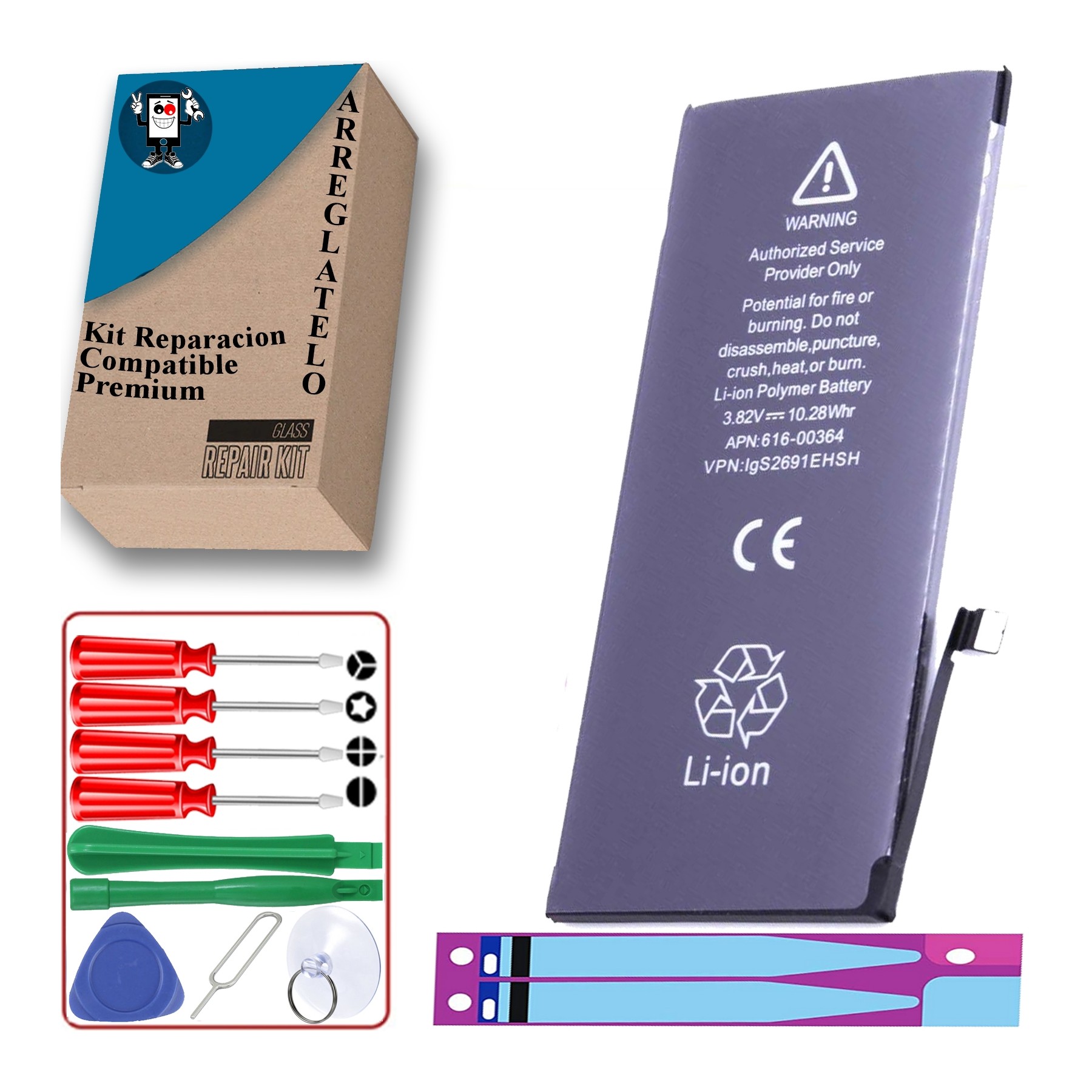 Batería Para iPhone 8 Plus, 3.82V 2690Mah, Capacidad Original, OEM