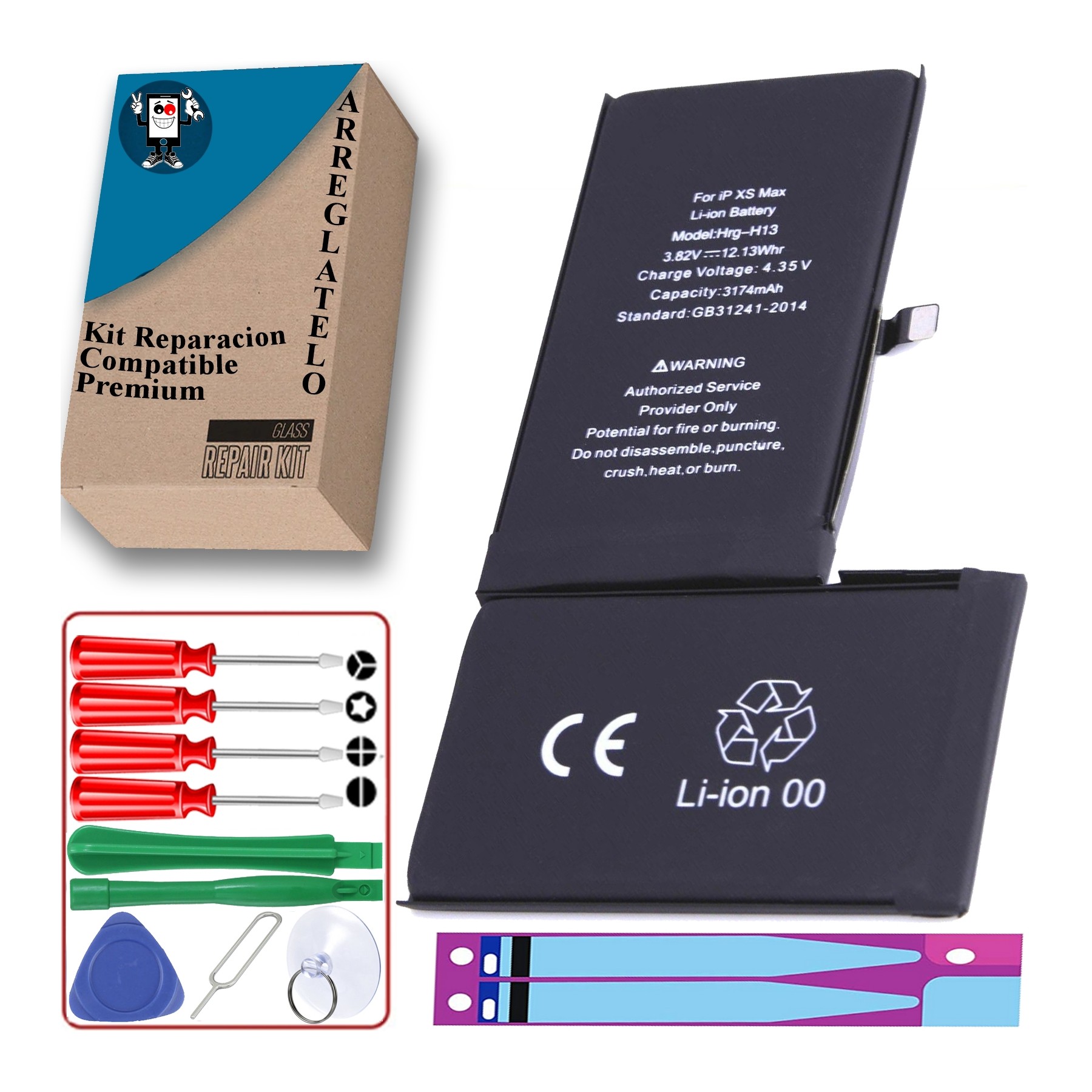 Batería Para iPhone Xs Max Interna A1921 A2101 A2102, Capacidad Original