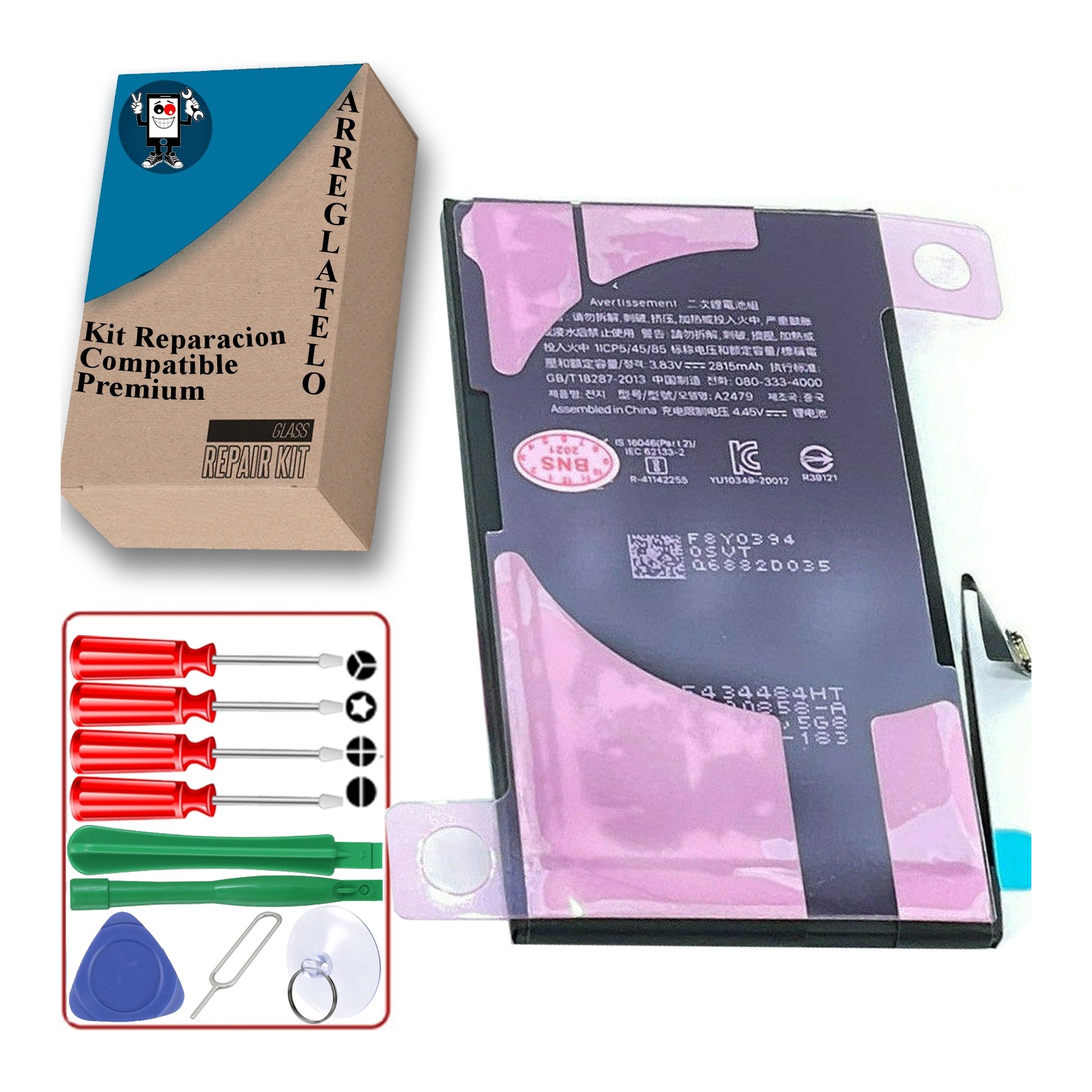 Bateria Compatible para iPhone 12 & iPhone 12 Pro, Capacidad Original, OEM