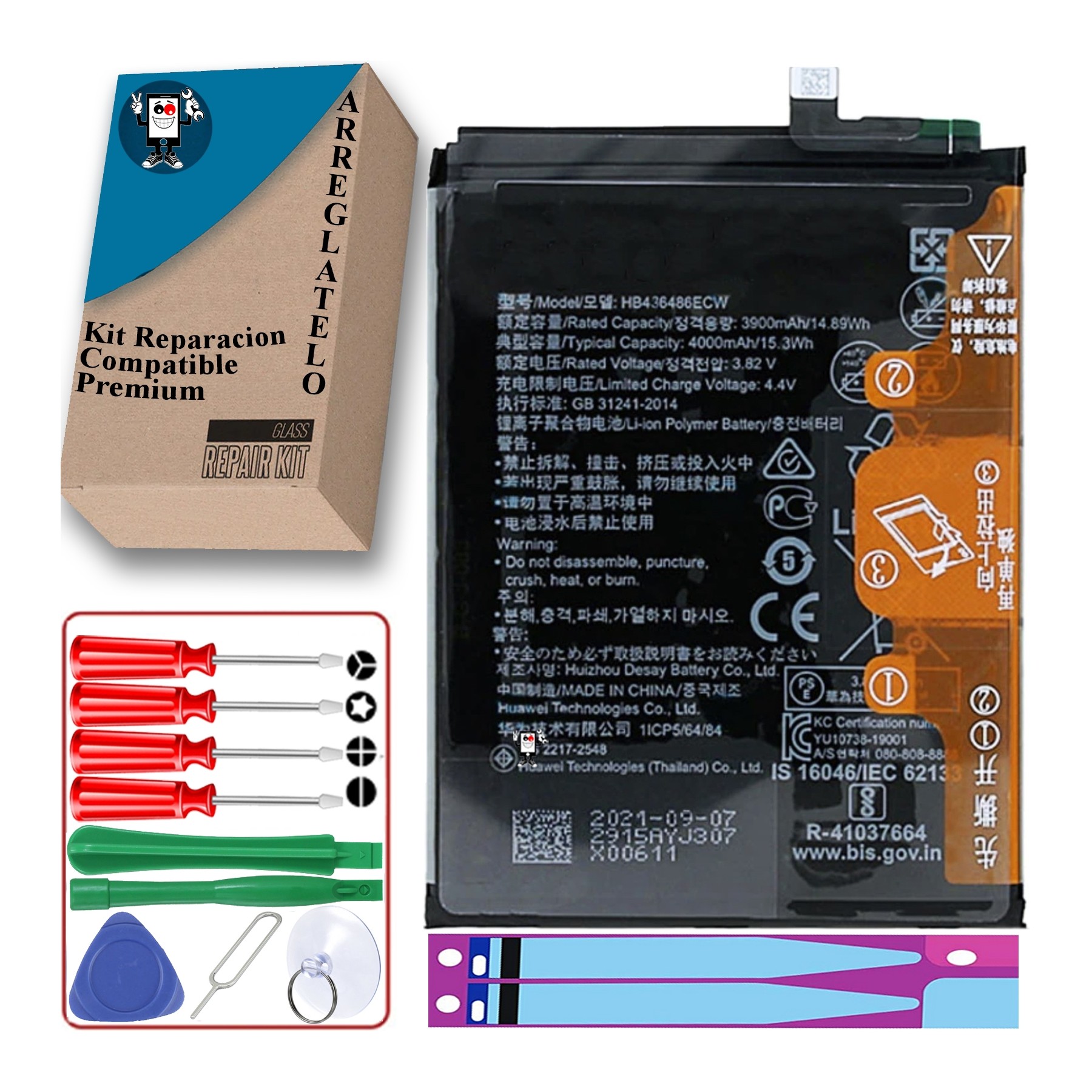 Batería Para Huawei Mate 10 20, Mate 10 Pro, P20 Pro, MPN Original: Hb436486Ecw