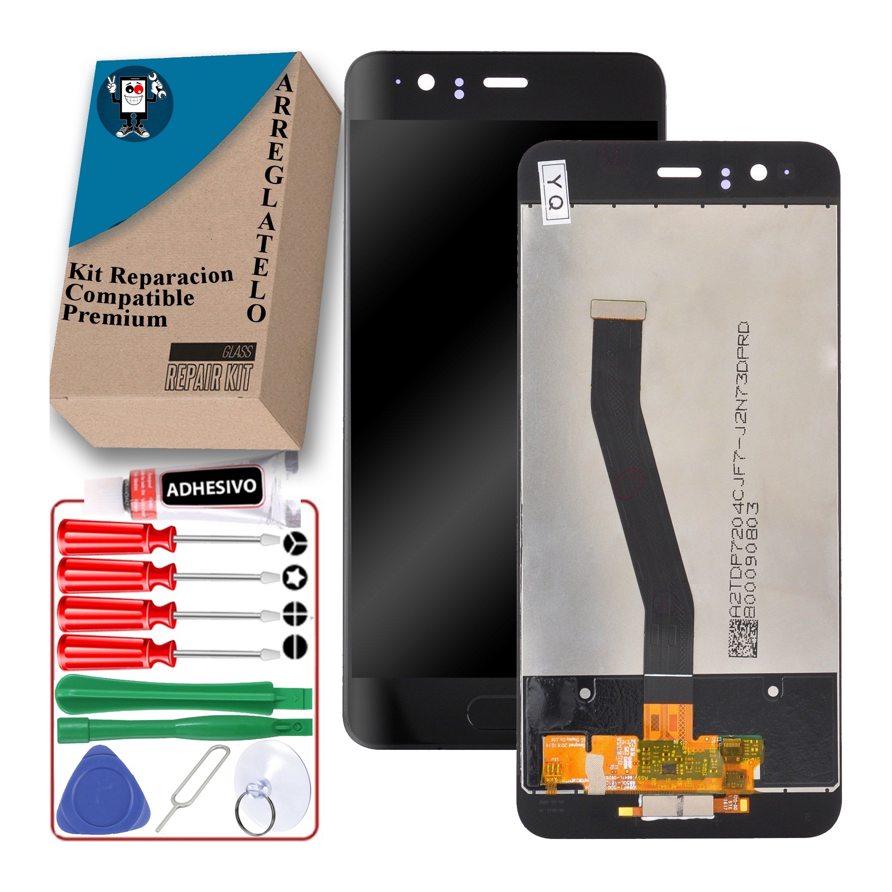 Kit Reparación Pantalla para Huawei P10 Negra