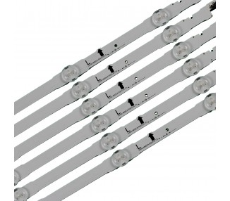 Kit Reparacion Retroiluminacion Tiras de Led PARA TV SAMSUNG UA48H5100AW UE48H5270AU UE48H5500AW UE48H5570SS UE48H6240AW UE48H6650 UE48H6648 UE48H6248