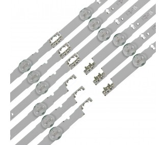 Kit Reparacion Retroiluminacion Tiras de Led PARA TV SAMSUNG UA48H5100AW UE48H5270AU UE48H5500AW UE48H5570SS UE48H6240AW UE48H6650 UE48H6648 UE48H6248