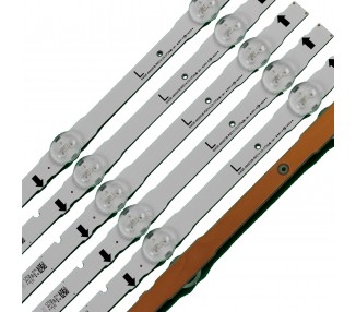 Kit Reparacion Retroiluminacion Tiras de Led PARA TV SAMSUNG UA48H5100AW UE48H5270AU UE48H5500AW UE48H5570SS UE48H6240AW UE48H6650 UE48H6648 UE48H6248