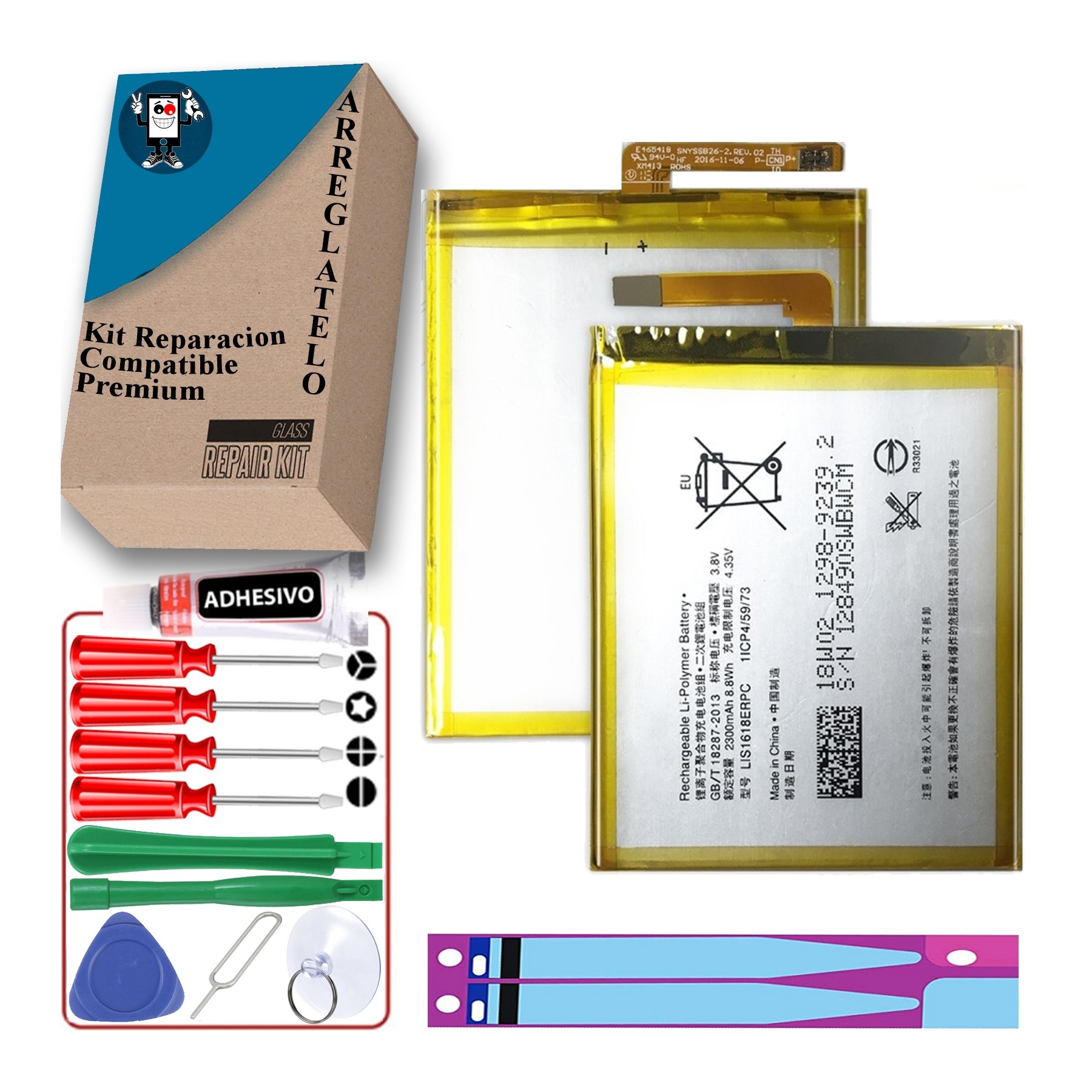 Batería Para Sony Xperia Xa Xa1 E5, MPN Original: Lis1618Erpc