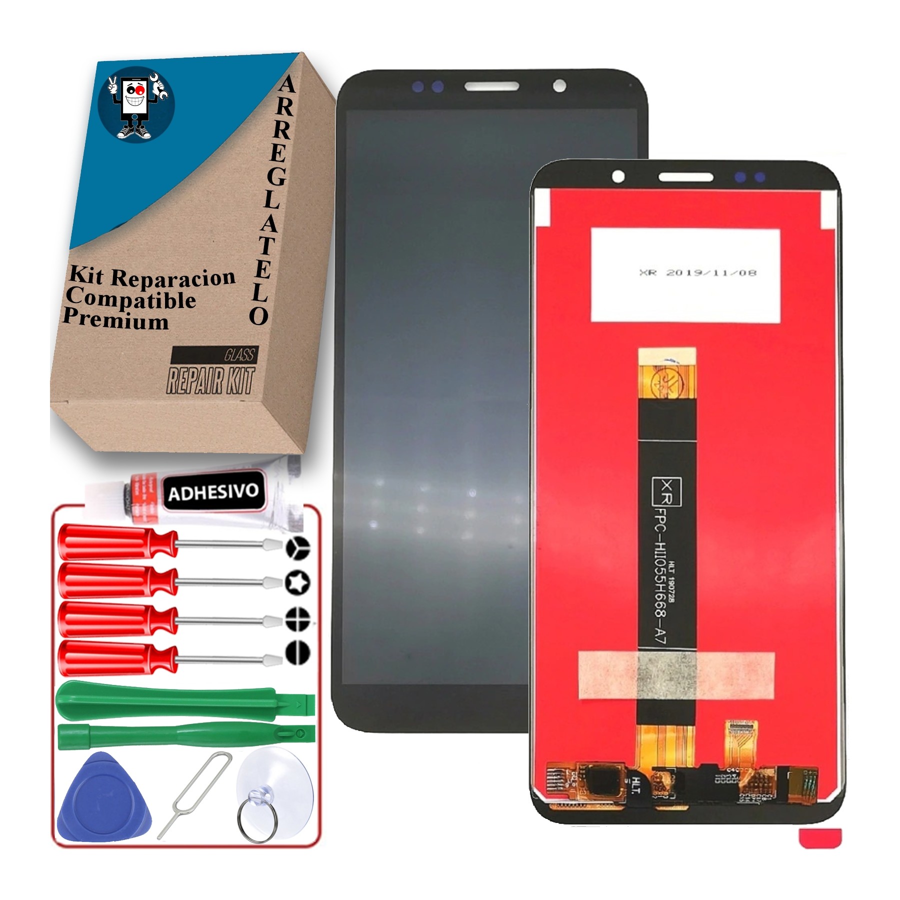 Kit Reparación Pantalla para Huawei Honor 7S 7A, Y5 2018 Negra