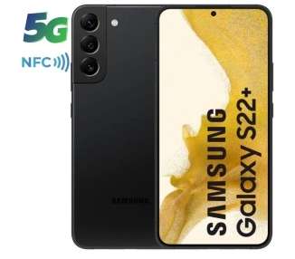 Smartphone samsung galaxy s22 plus 8gb/ 128gb/ 6.6'/ 5g/ negro