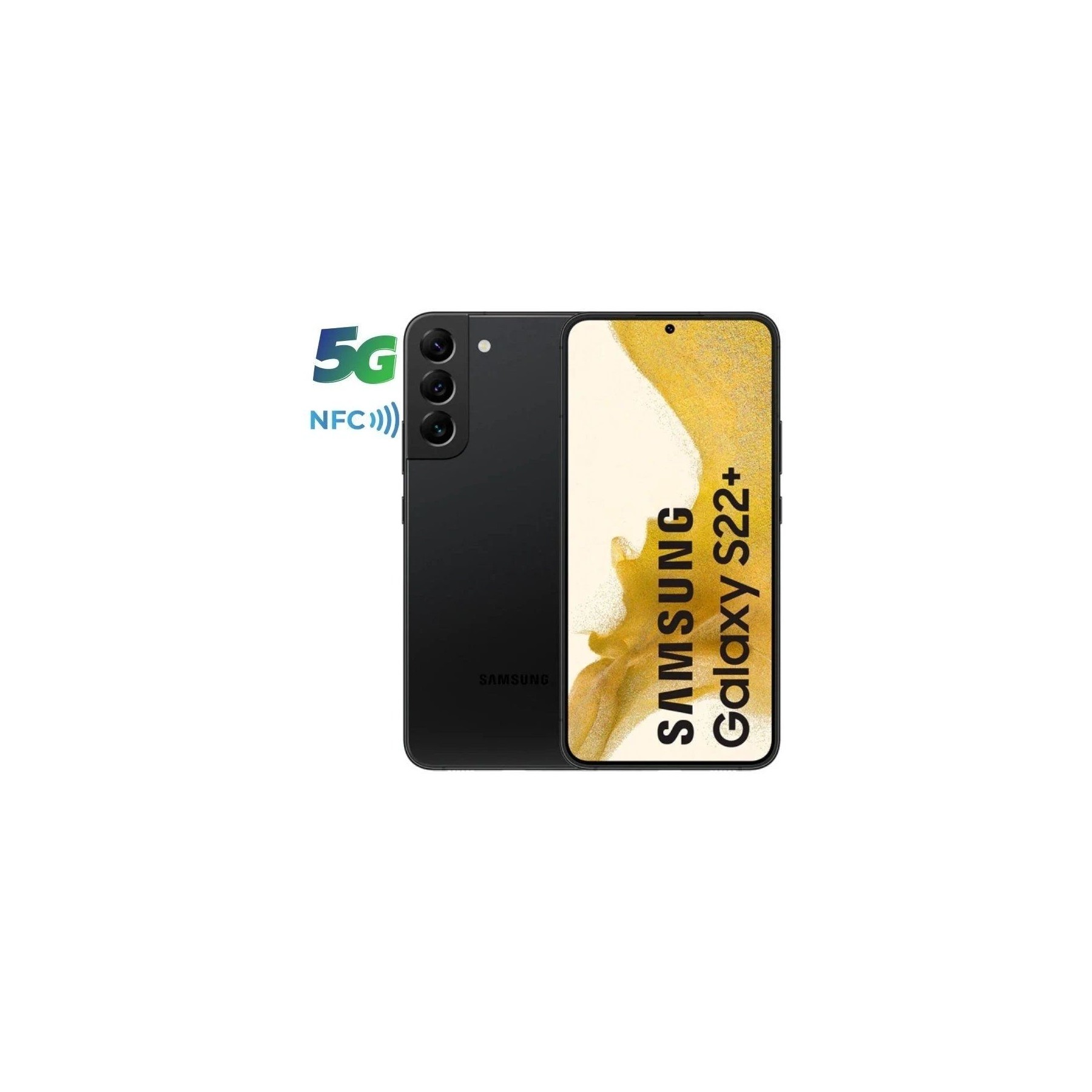 Smartphone samsung galaxy s22 plus 8gb/ 128gb/ 6.6'/ 5g/ negro