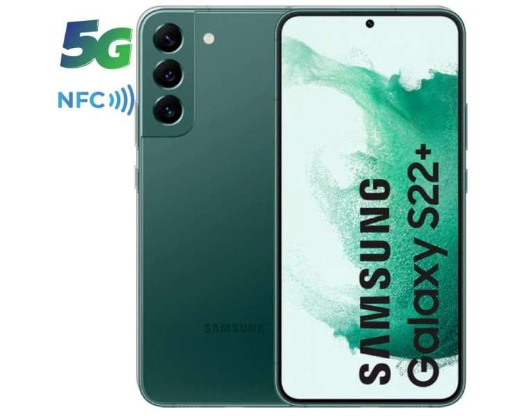 Smartphone samsung galaxy s22 plus 8gb/ 256gb/ 6.6'/ 5g/ verde