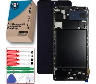 Kit Reparación Pantalla Para Samsung Galaxy A71 A715F, con Marco, iNCELL