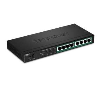 Switch trendnet tpe-tg83 8 puertos/ rj-45 gigabit 10/100/1000 poe