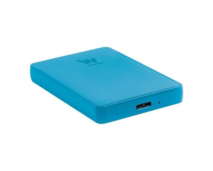 Caja externa para disco duro de 2.5' woxter i-case 230 azul/ usb 3.0/ sin tornillos