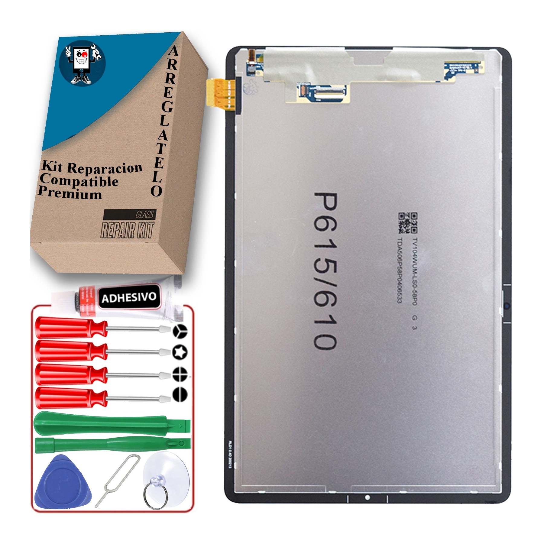 Pantalla Completa para Samsung Galaxy Tab S6 Lite SM-P610 SM-P615