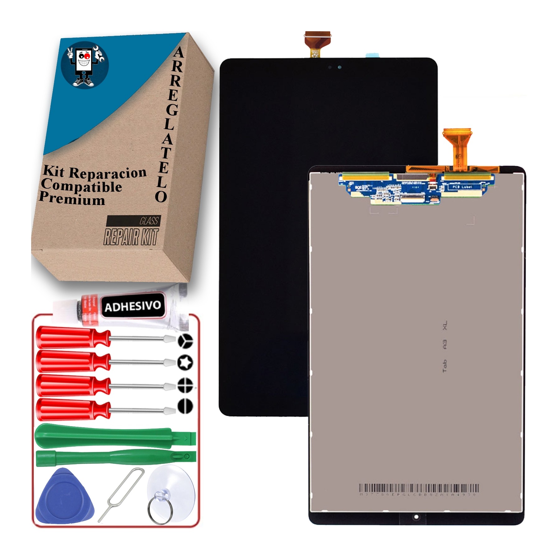 Pantalla Completa para Samsung Galaxy Tab A 10.1" 2019 SM-T510 T515 Negra