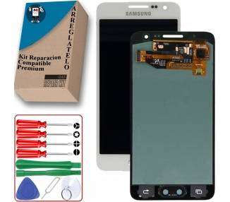 Kit Reparación Pantalla Para Samsung Galaxy A3 2015 A300F Blanca, TFT