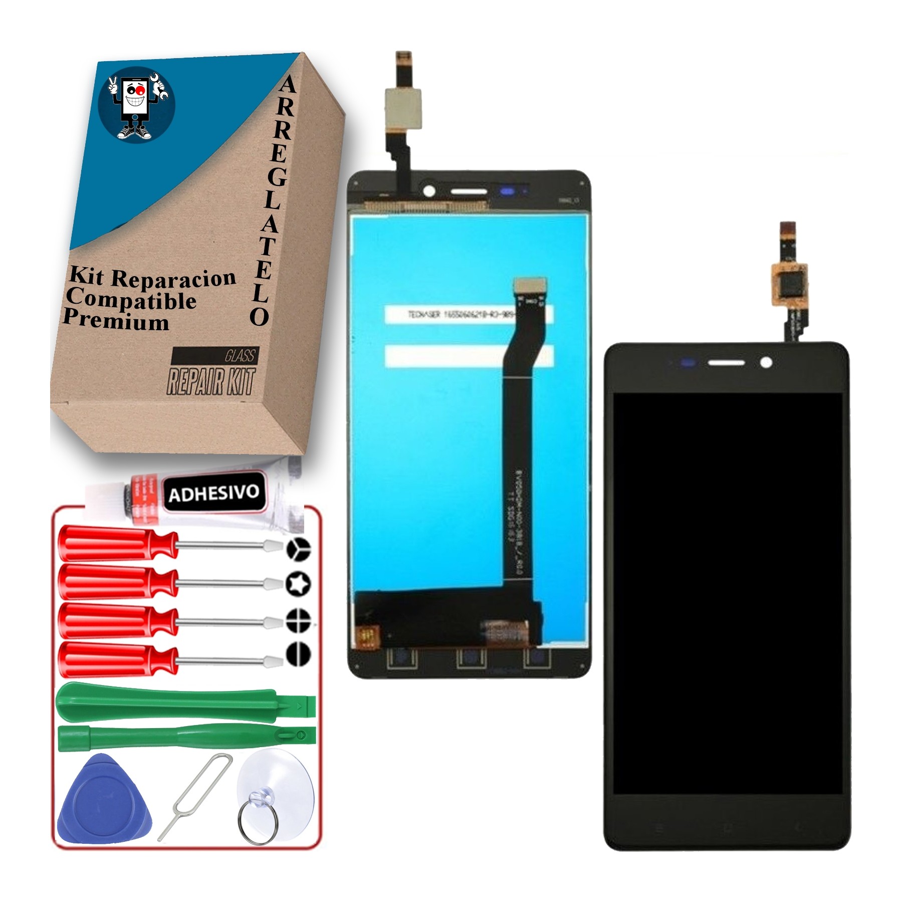 Kit Reparación Pantalla para Xiaomi Redmi 4 Negra