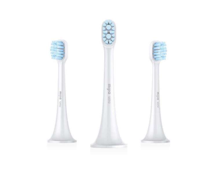 Pack 3 mini cabezales xiaomi nun4014gl para cepillo dental mi electric toothbrush