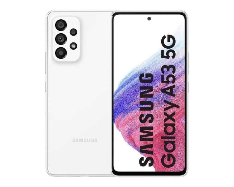 Smartphone samsung galaxy a53 8gb/ 256gb/ 6.5'/ 5g/ blanco