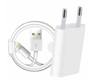 Charger and Cable for iPhone 5 5S 5C 6 6S 7 8 Plus X XS XR 11 Pro Max Apple - 1