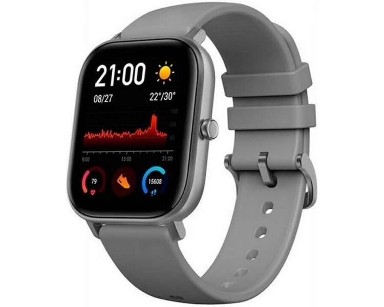 Smartwatch huami amazfit gts/ notificaciones/ frecuencia cardíaca/ gps/ gris