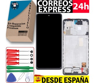 Kit Reparación Pantalla para Xiaomi Redmi Note 10S M2101K7BG, M2101K7BNY Negra