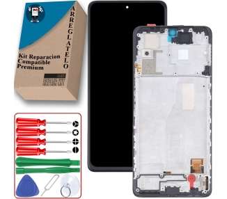 Kit Reparación Pantalla para Xiaomi Redmi Note 10S M2101K7BG, M2101K7BNY Negra