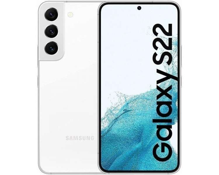 Smartphone samsung galaxy s22 8gb/ 128gb/ 6.1'/ 5g/ blanco