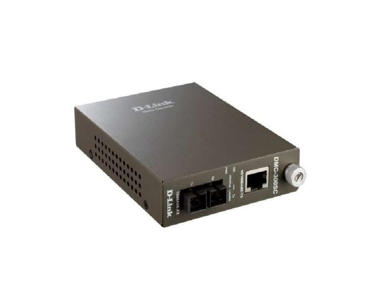 Conversor de medios d-link dmc-300sc/ gigabit rj-45 a sc