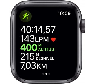 Watch (Series 3) 38 - Acier inoxydable Noir - Bracelet Sport noir