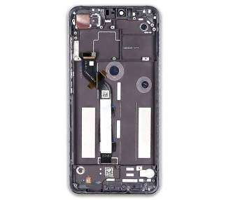 Kit Reparación Pantalla para Xiaomi Mi 8 Lite, Mi 8X, Con Marco, OEM, Negra