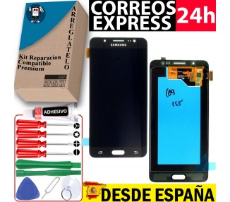 Kit Reparación Pantalla para Samsung Galaxy J5 2016 J510F, TFT, Negra
