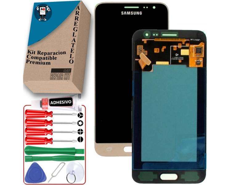 Kit Reparación Pantalla para Samsung Galaxy J3 2016 J320F, OLED, Dorado