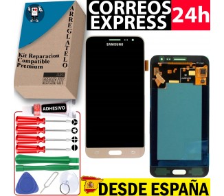 Kit Reparación Pantalla para Samsung Galaxy J3 2016 J320F, OLED, Dorado