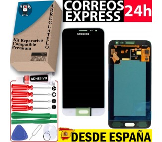 Kit Reparación Pantalla para Samsung Galaxy J3 2016 J320F, TFT, Blanca
