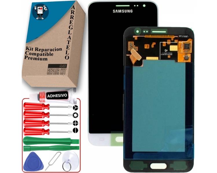 Kit Reparación Pantalla para Samsung Galaxy J3 2016 J320F, TFT, Blanca