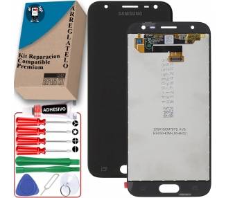 Kit Reparación Pantalla para Samsung Galaxy J3 2017 J330F, OLED, Negra