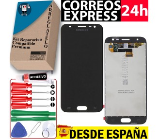 Kit Reparación Pantalla para Samsung Galaxy J3 2017 J330F, OLED, Negra