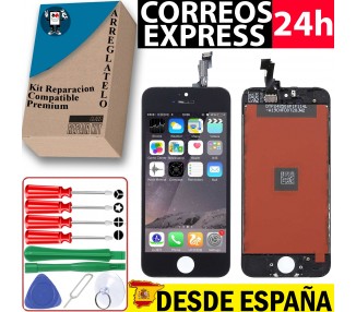 Kit Reparación Pantalla Para iPhone 5S, OEM, Negra