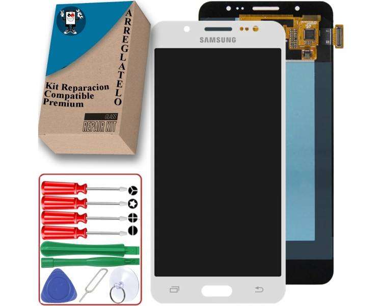 Kit Reparación Pantalla para Samsung Galaxy J5 2016 J510F Blanca, TFT