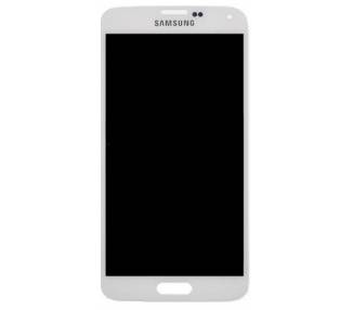 Kit Reparación Pantalla para Samsung Galaxy S5 G900F, TFT, Blanca