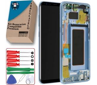 Kit Reparación Pantalla Original Para Samsung Galaxy S8 Azul