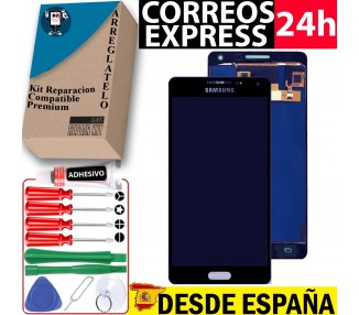 Kit Reparación Pantalla Original Para Samsung Galaxy A5 A500F Azul Oscuro Negra