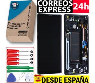 Kit Reparación Pantalla Original Para Samsung Galaxy Note 8 Con Marco