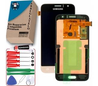 Kit Reparación Pantalla Original Para Samsung Galaxy J1 J120F, Dorado