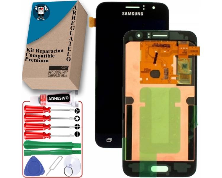 Kit Reparación Pantalla Original Para Samsung Galaxy J1 J120F, Negra