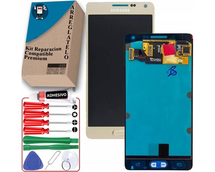 Kit Reparación Pantalla Original Para Samsung Galaxy A5 A500F, Dorado