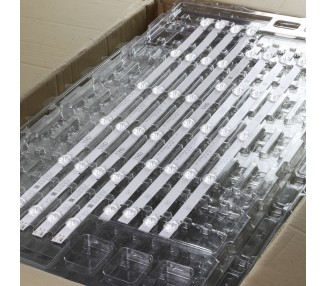 Kit Reparacion Retroiluminacion Tiras de Led PARA TV 55" Phillips PTV55U21 LG 55UJ6300 55UJ6000 55UJ6200 55UJ620V 55LJ620V