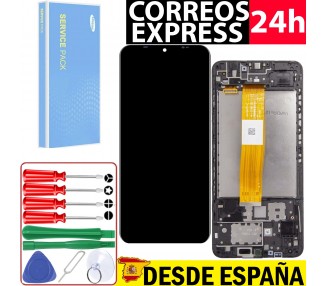 Pantalla Original Service Pack para Samsung Galaxy A12 Nacho A127F Original