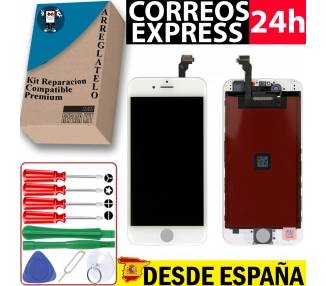 Kit Reparación Pantalla Para iPhone 6 Completa con Marco Blanca
